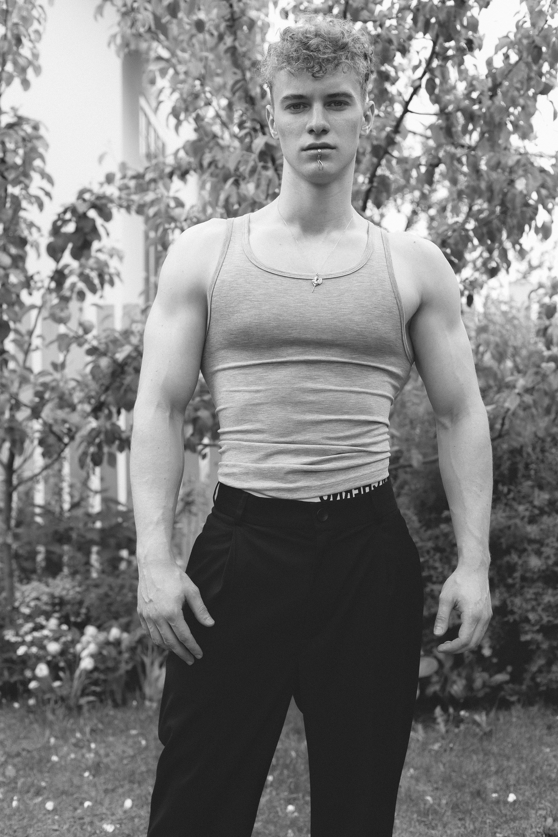 "Summer" Grey Tank Top