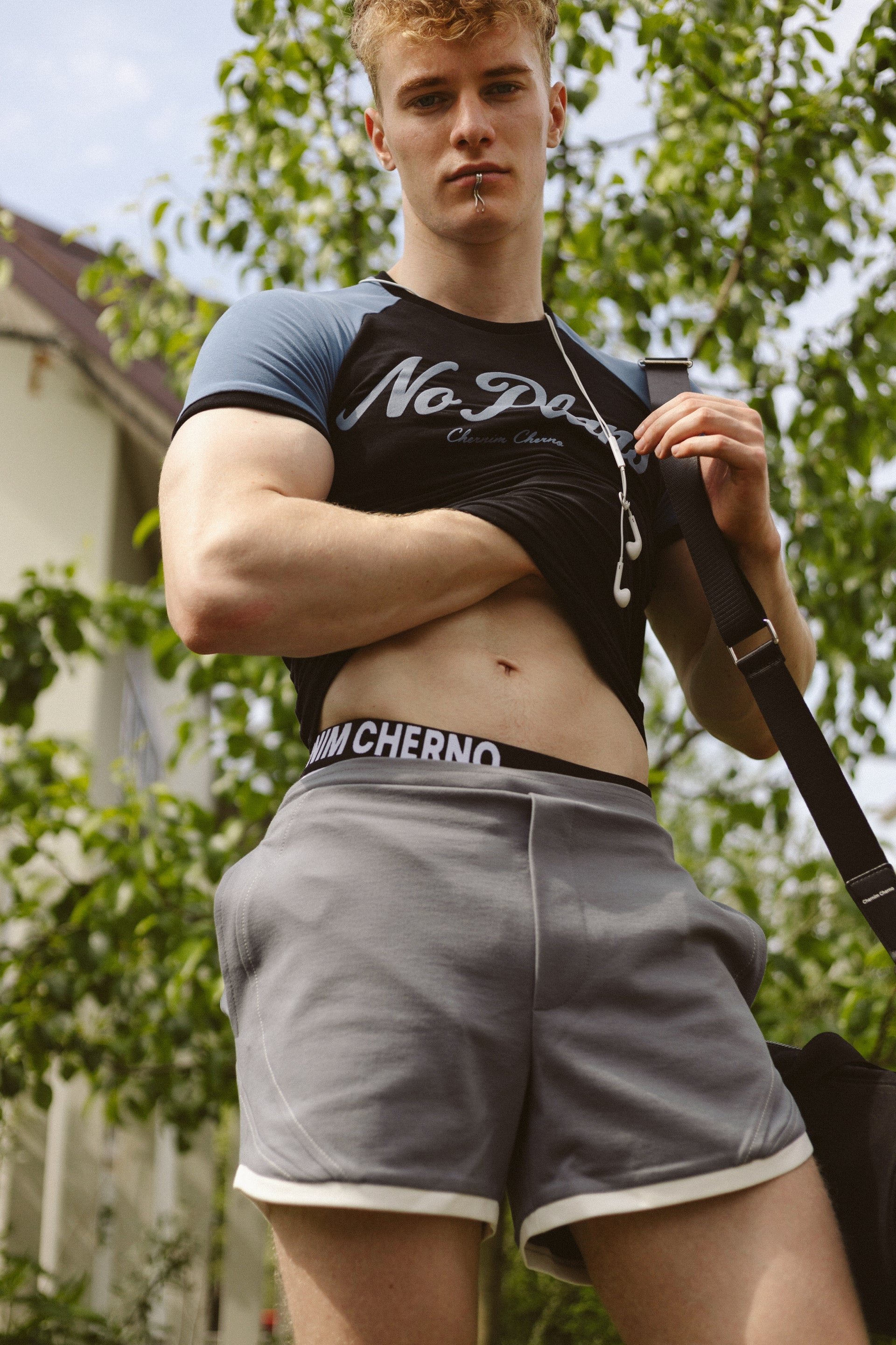 "No plans" Black T-Shirt