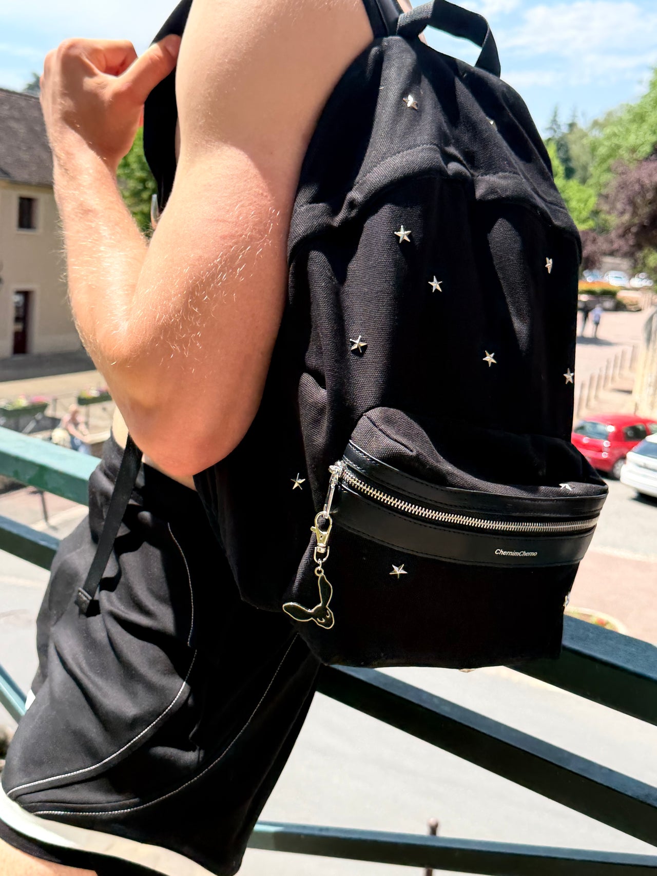 "Perseids" Black Backpack
