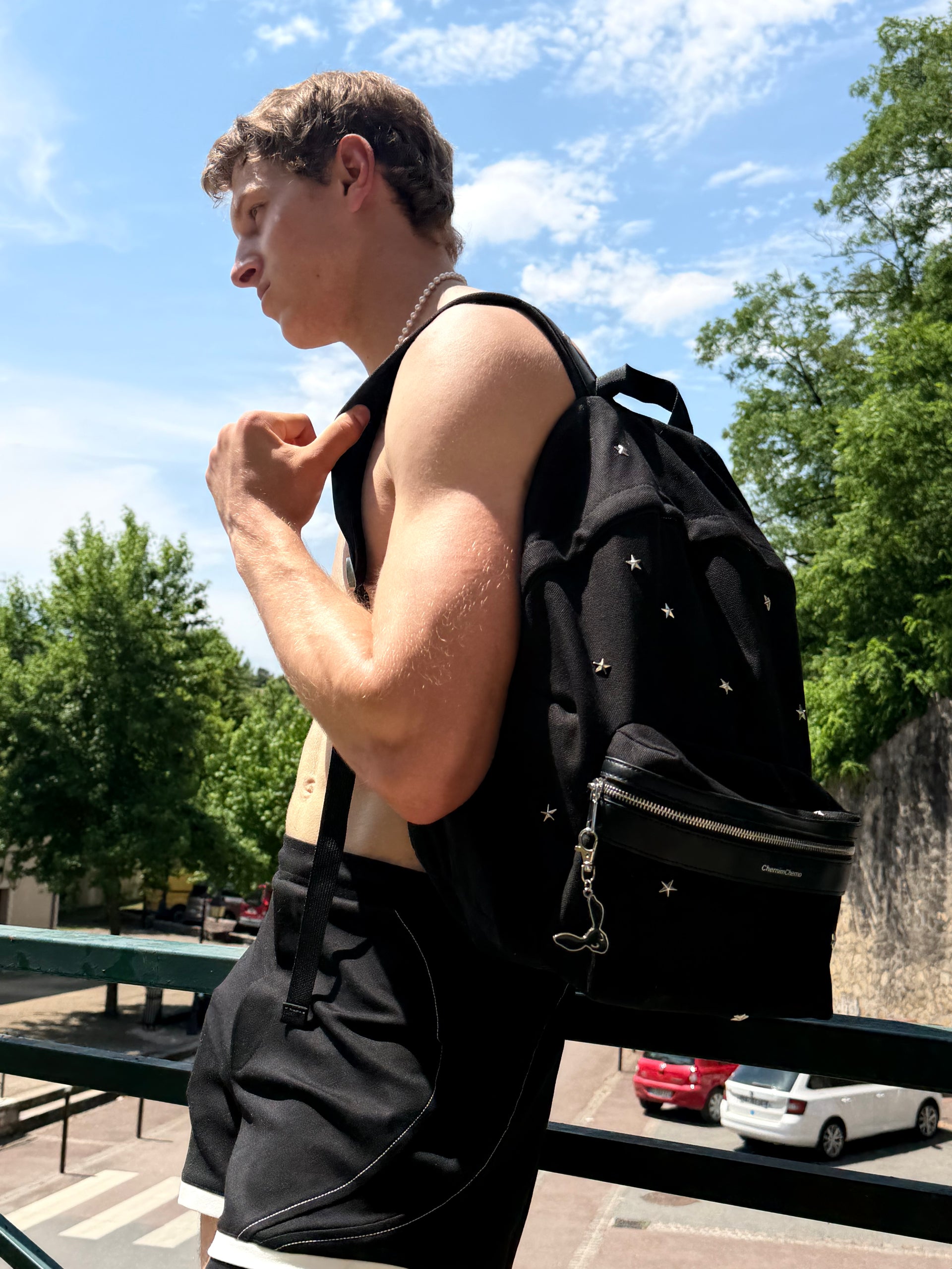 "Perseids" Black Backpack