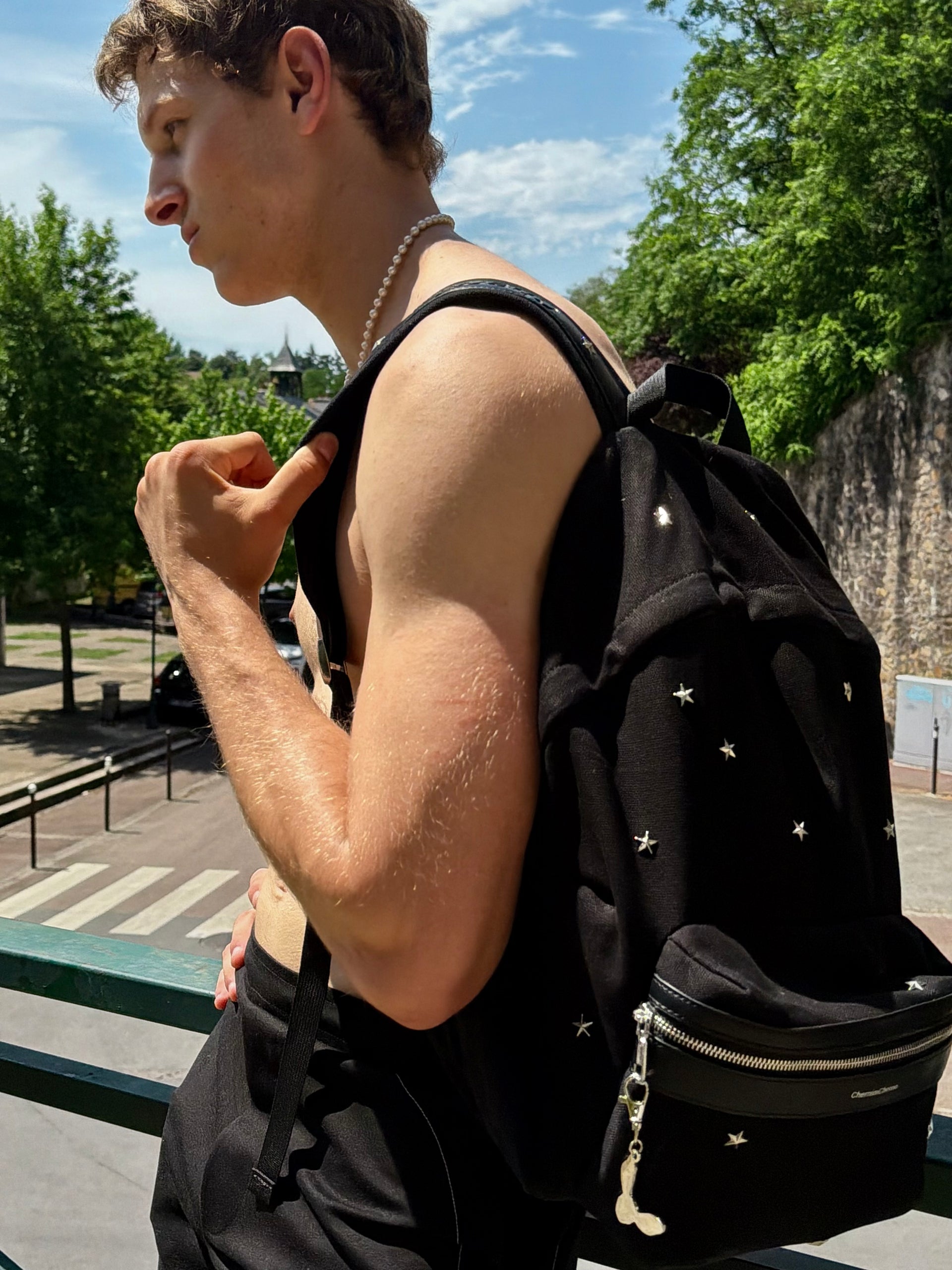"Perseids" Black Backpack