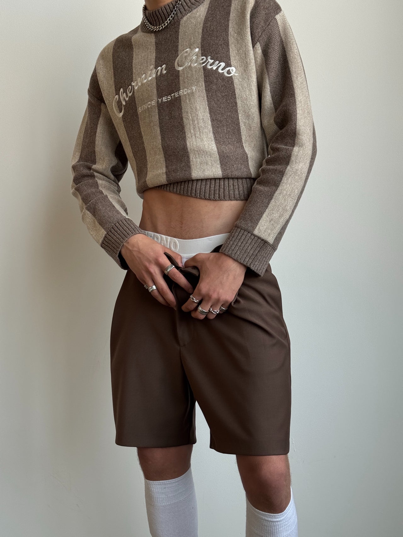 "Amalfi" Brown Sweater