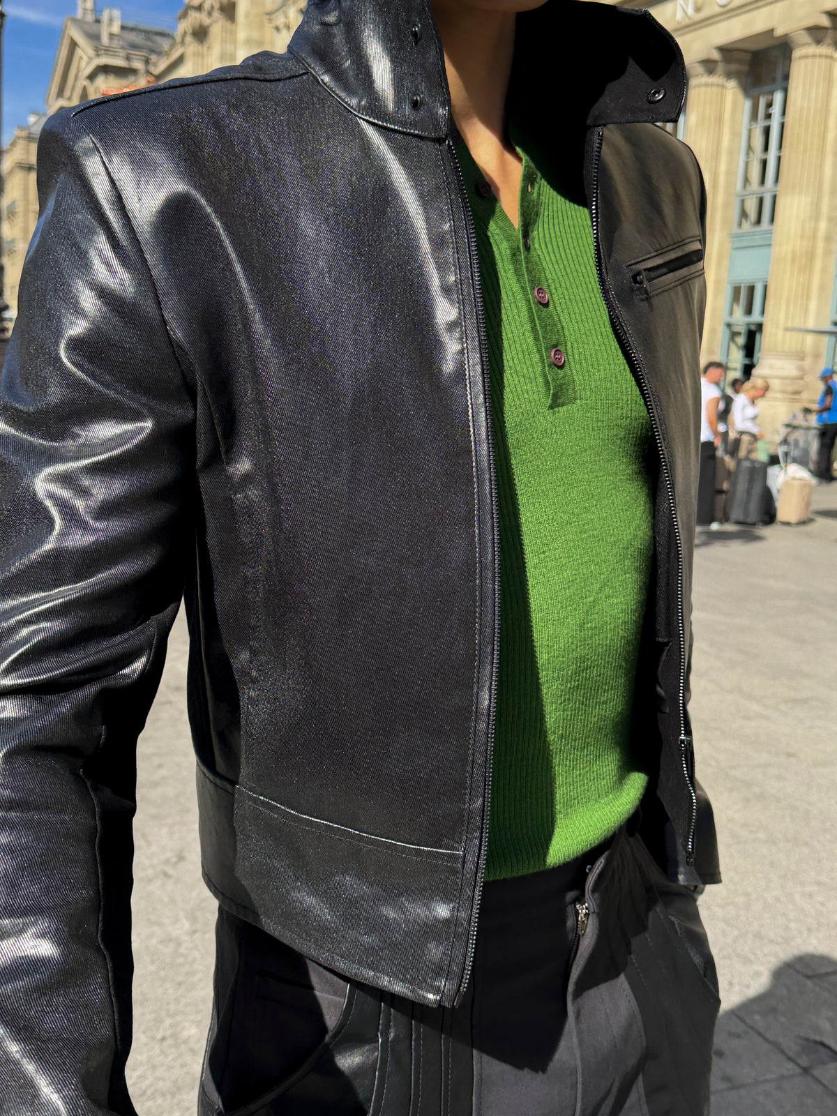 "Gloss" Black Jacket