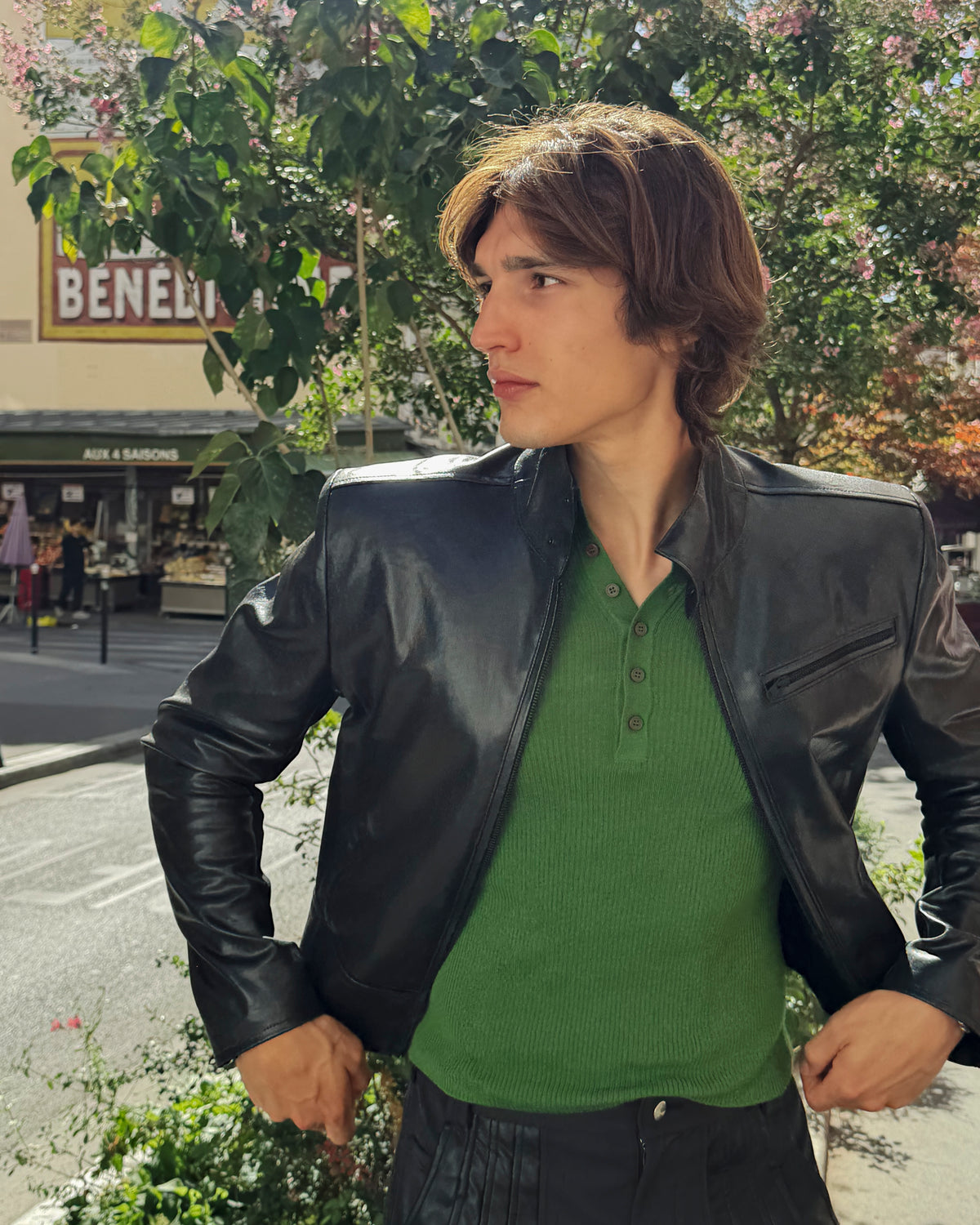"Gloss" Black Jacket
