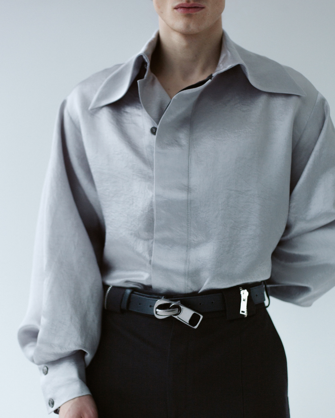 "Shine" Silver Shirt