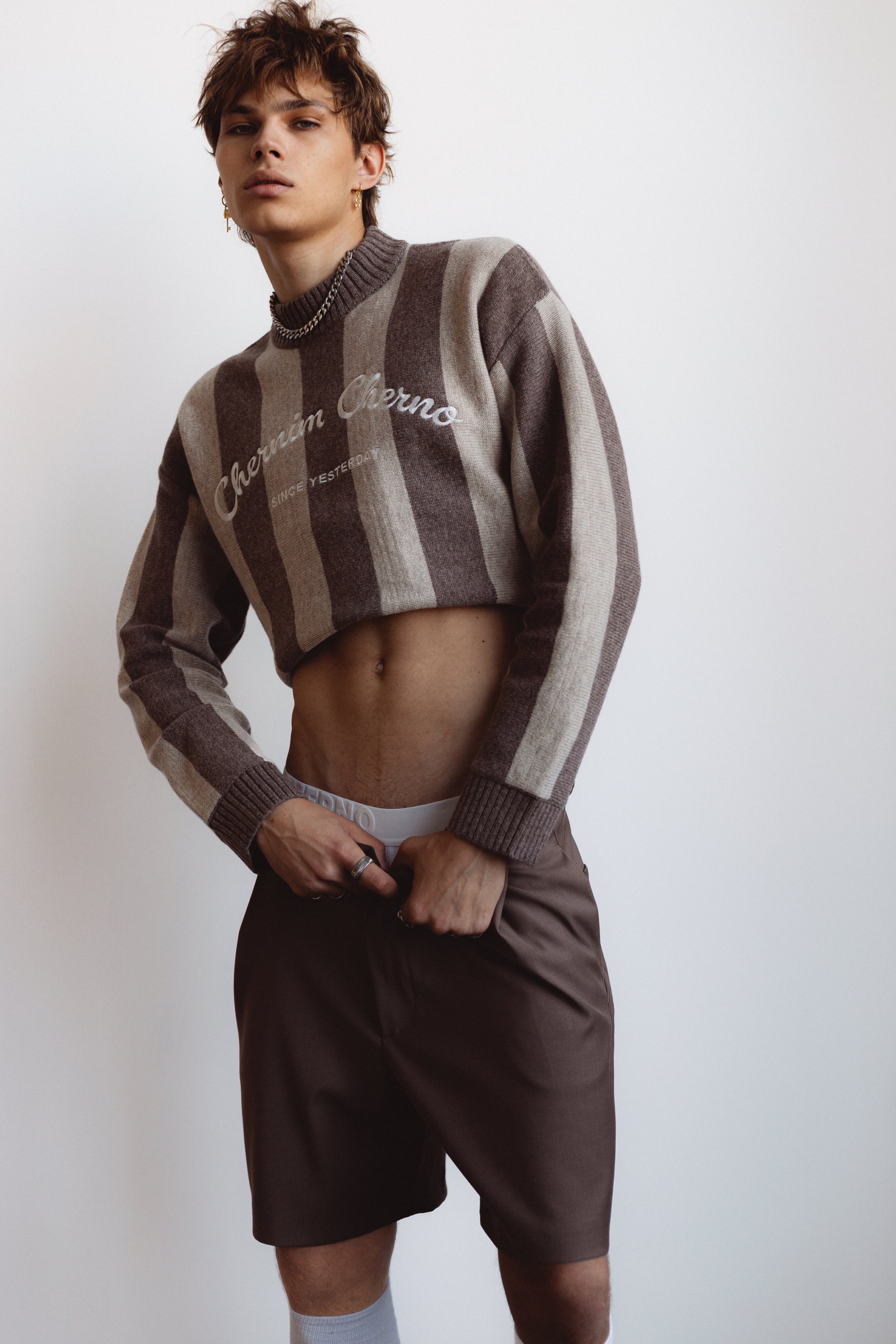 "Amalfi" Brown Sweater