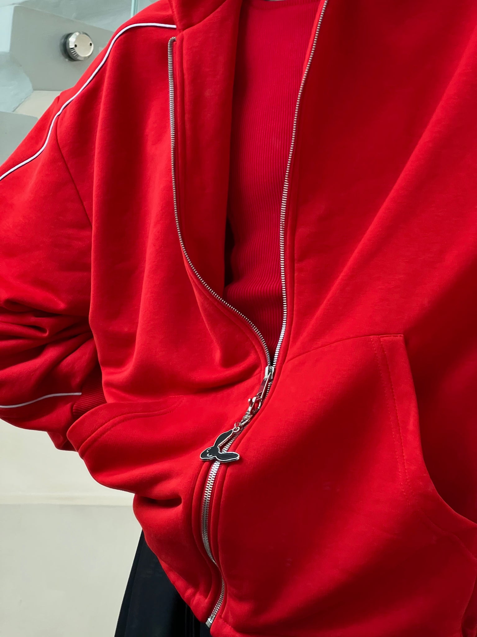 "Sketch" Red Hoodie