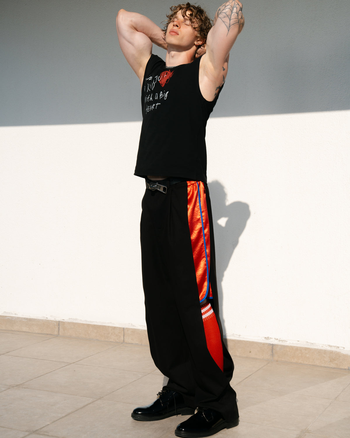Double Agent Trousers with Red Insert