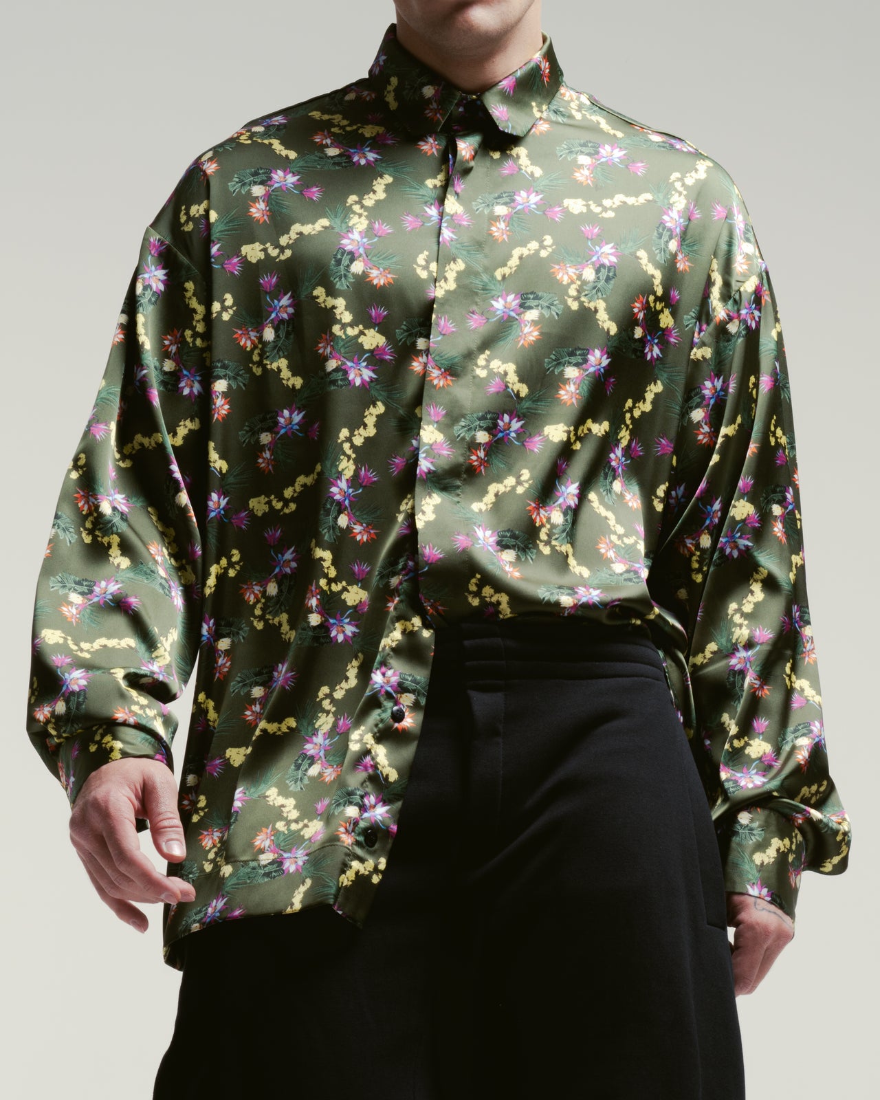 herbarium satin shirt